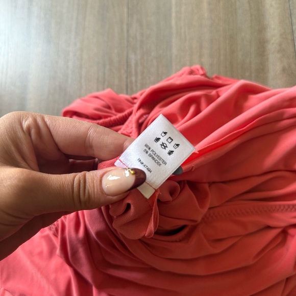 NWT Norma Kamali Diana mini dress pink size large - Picture 3 of 7